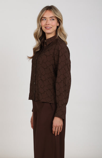 Blouse Alice Chocolate NKF02123