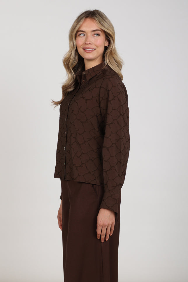 Blouse Alice Chocolate NKF02123