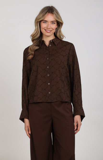 Blouse Alice Chocolate NKF02123