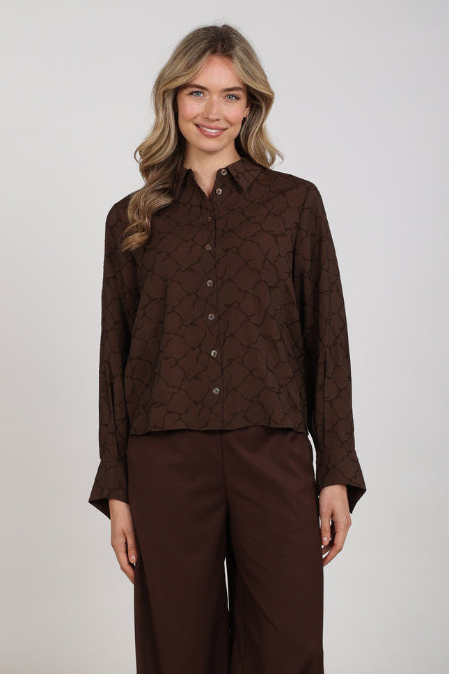 Blouse Alice Chocolate NKF02123