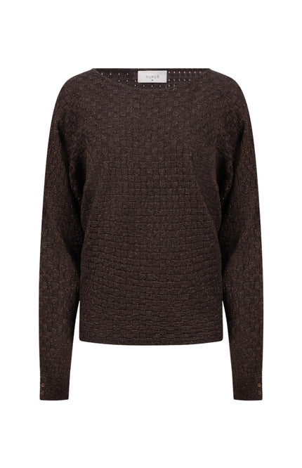 Top Kento Lurex Chocolate NKF01062