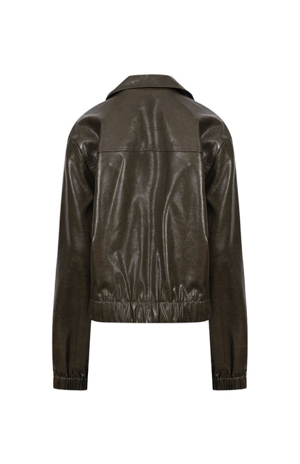 Jacket Madelin PU Moss NKF13139