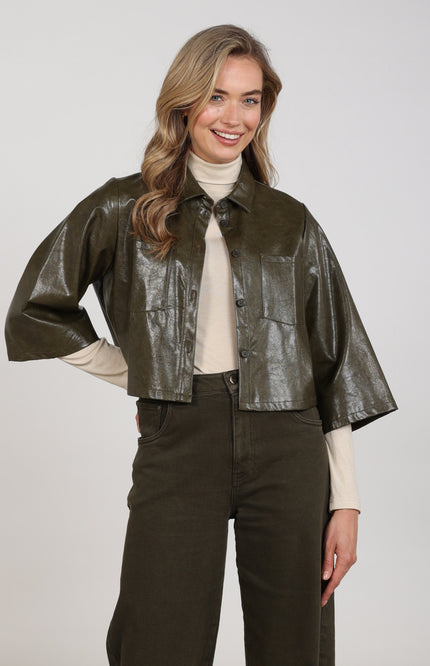 Jacket Mara PU Moss NKF13137