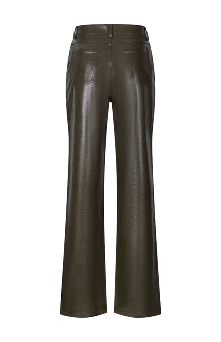 Broek Patricia PU Moss NKF09107