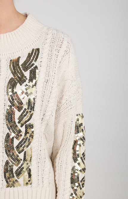 Trui Megan Paillet Offwhite NKF03087