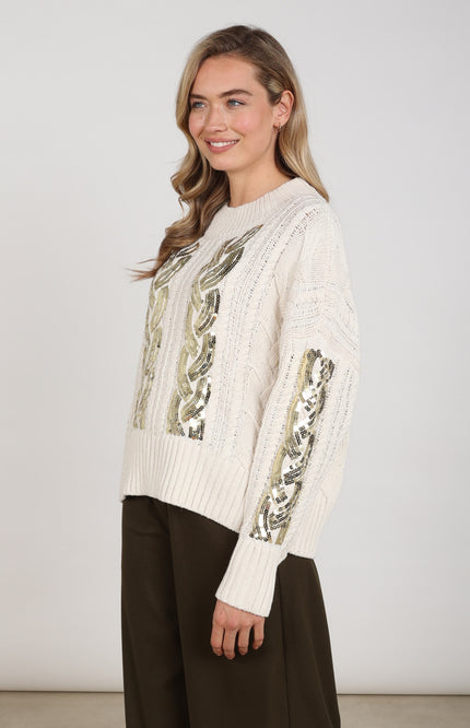 Trui Megan Paillet Offwhite NKF03087