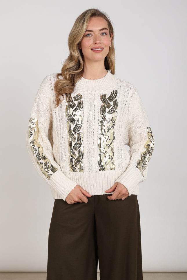 Trui Megan Paillet Offwhite NKF03087