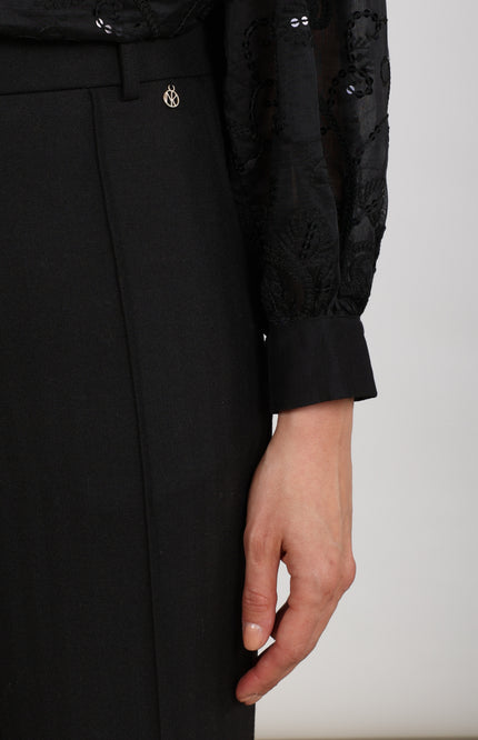 Blouse Antonella Paillet Black NKF02259