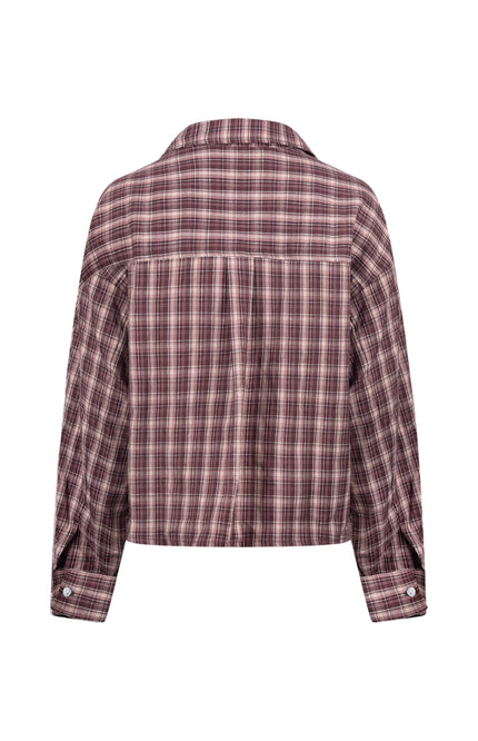 Blouse Macy Check Cherry Rose NKF02260