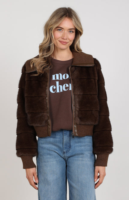 Jacket Manuela Chocolate NKF13152
