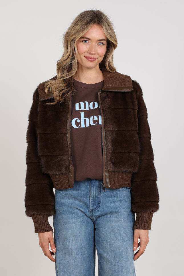 Jacket Manuela Chocolate NKF13152