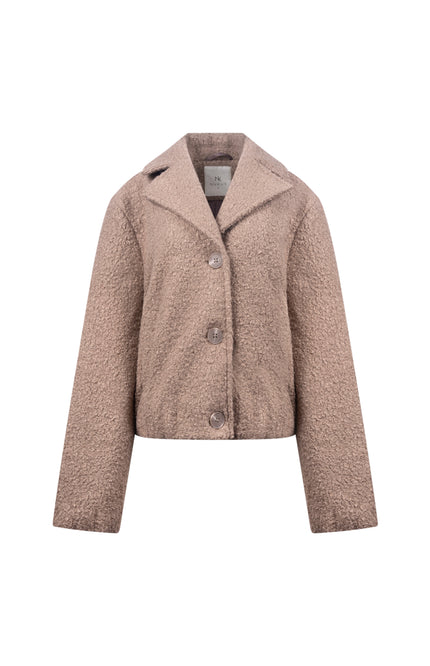 Jacket Madelin Boucle Taupe NKF12010