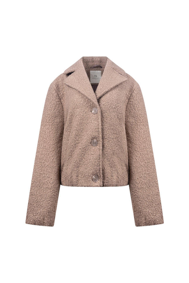 Jacket Madelin Boucle Taupe NKF12010