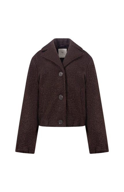 Jacket Madelin Boucle Chocolate NKF12010