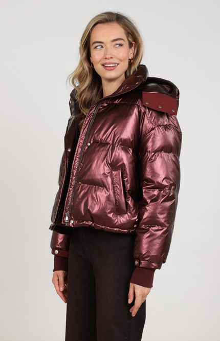Jacket Melodi Metallic Cherry NKF12008