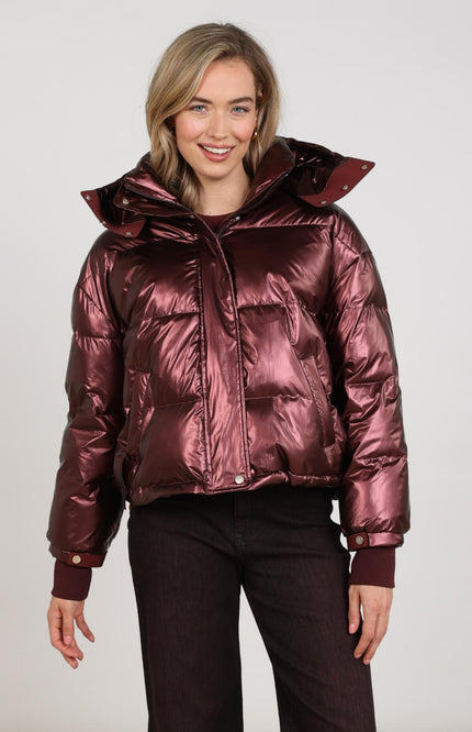 Jacket Melodi Metallic Cherry NKF12008