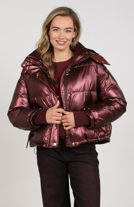 Jacket Melodi Metallic Cherry NKF12008