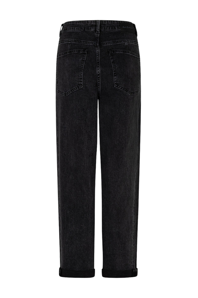 Broek Caitlina Side Patch Black Denim Black Used SRB4995 L29