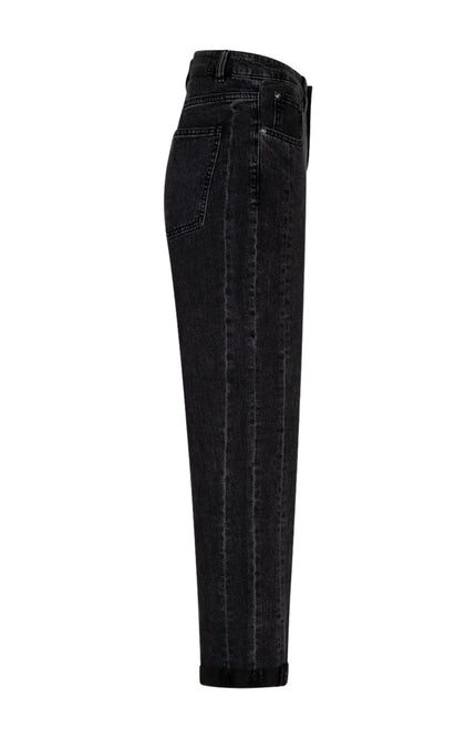 Broek Caitlina Side Patch Black Denim Black Used SRB4995 L29