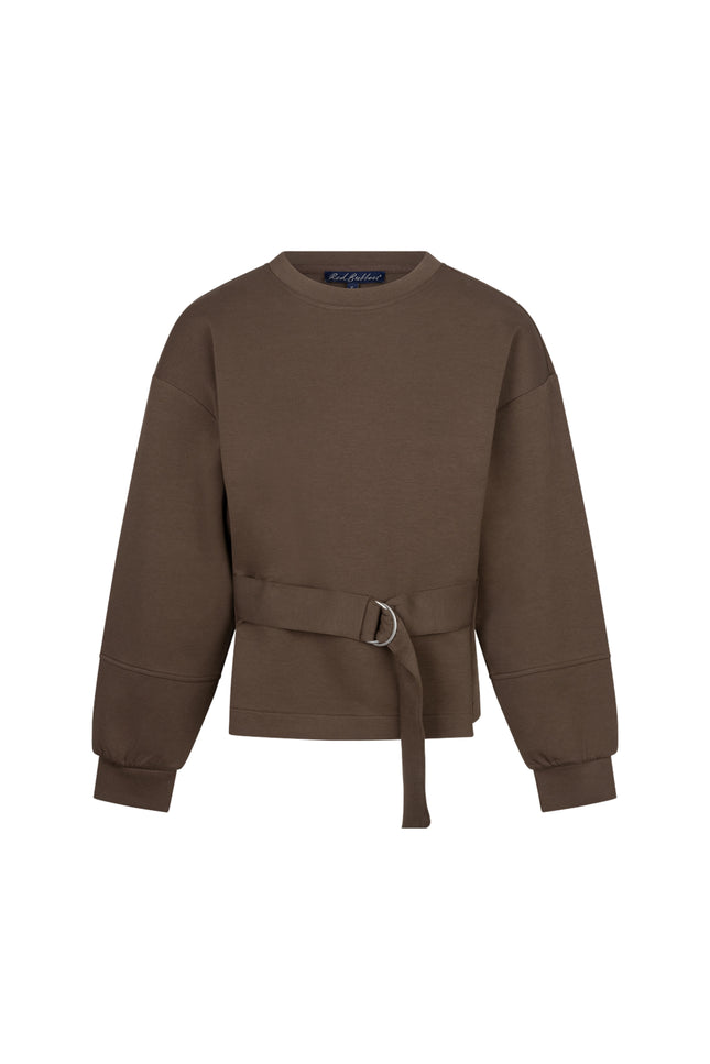 Top Shakira & Belt Scuba Espresso SRB4996