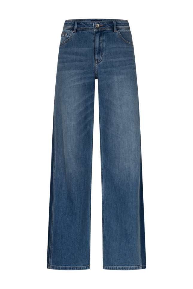 Broek Claudette Insert Contrast Mid Stone Used SRB5012 L31