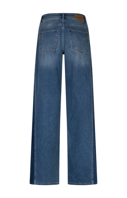 Broek Claudette Insert Contrast Mid Stone Used SRB5012 L31