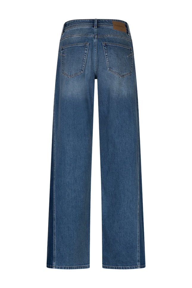 Broek Claudette Insert Contrast Mid Stone Used SRB5012 L31