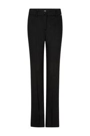 Zwarte Red Button Bibette Punta broek met elastische taille en rechte pasvorm, zichtbaar op de afbeelding.