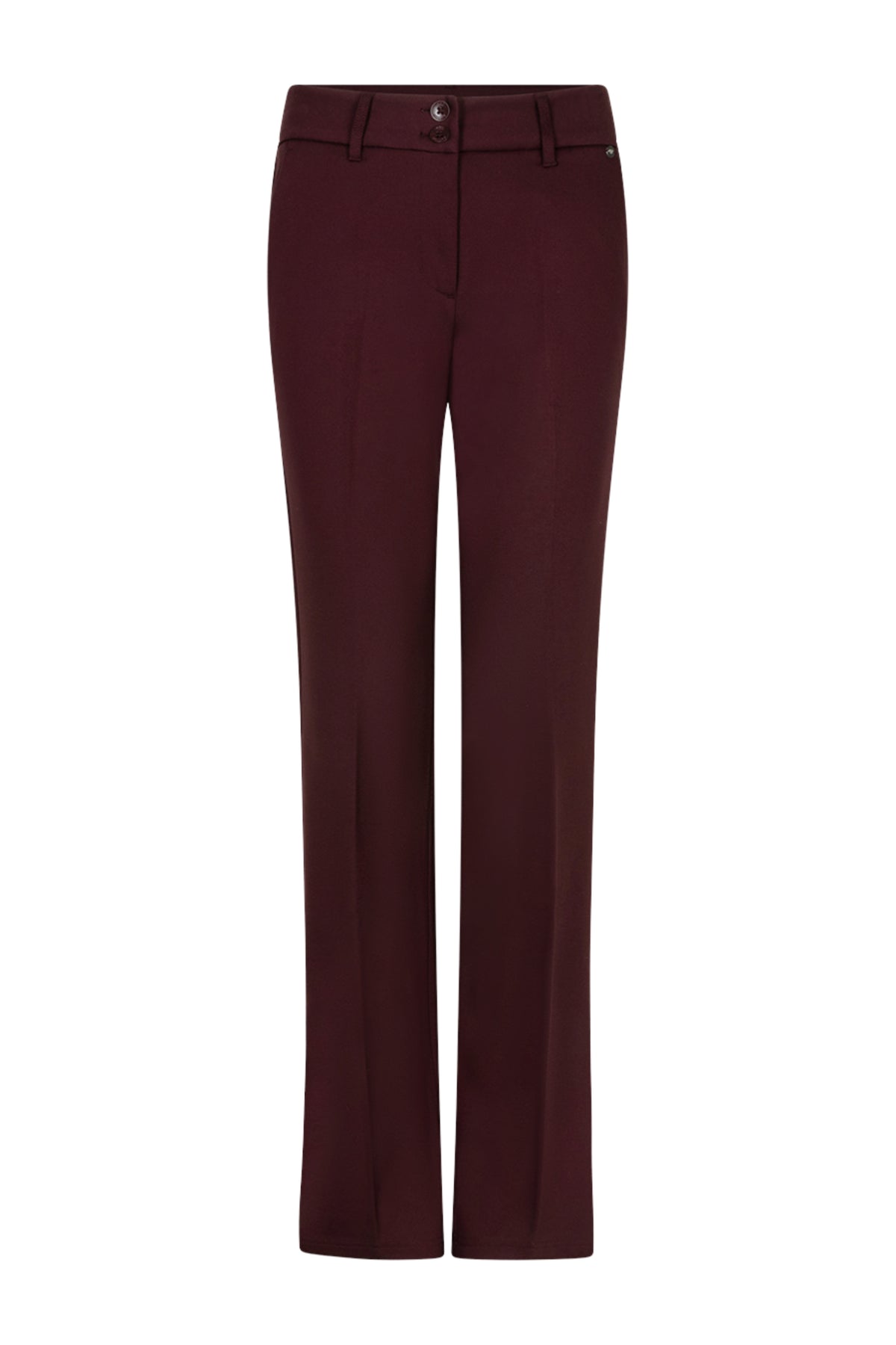 Donkerrode Bibette Punta broek van Red Button, shown in maat L33, met comfortabele pasvorm en stijlvolle details.