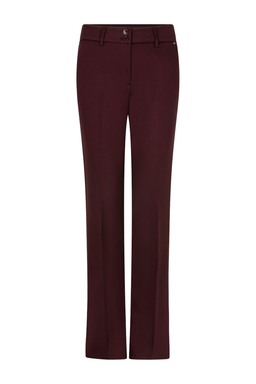Donkerrode Bibette Punta broek van Red Button, shown in maat L33, met comfortabele pasvorm en stijlvolle details.