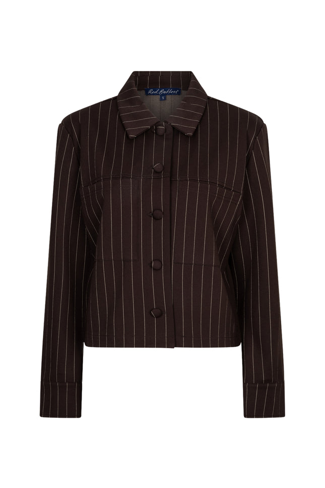 Jacket Punta Pinstripe Espresso SRB5028