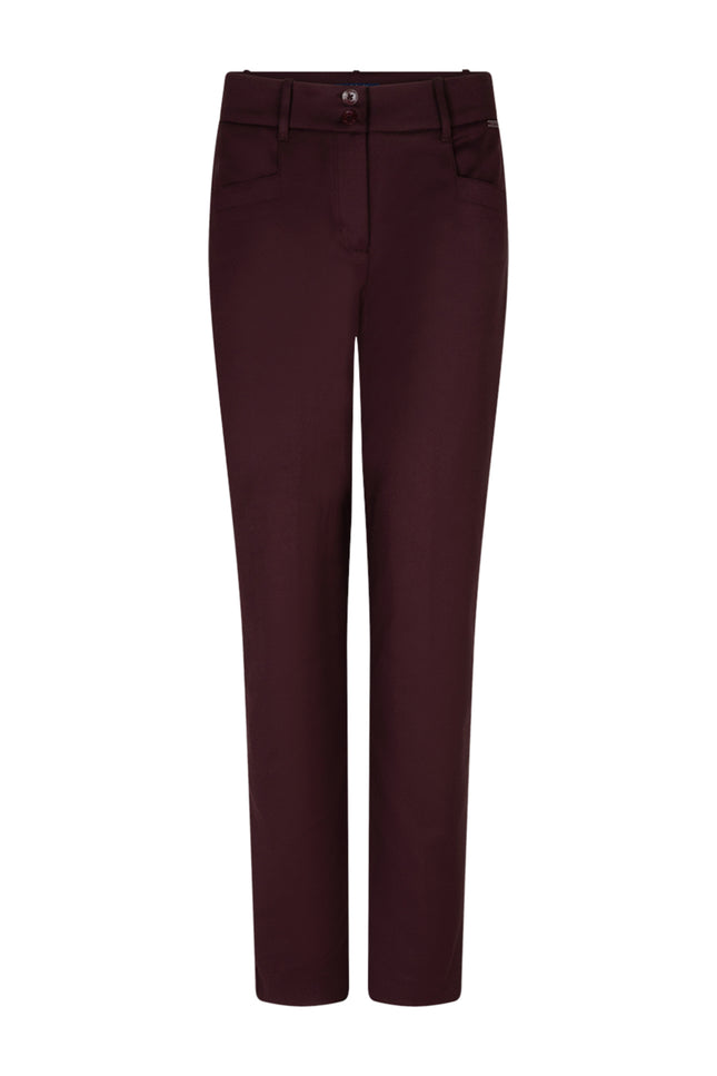 Broek Diana Smart Burgundy SRB5037 L30