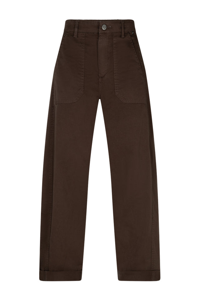 Broek Margot Fine Twill Mud SRB5045 L30