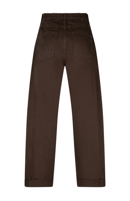 Broek Margot Fine Twill Mud SRB5045 L30