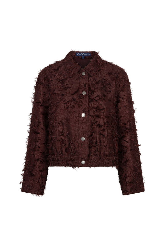 Bomber Fringes Burgundy SRB5064