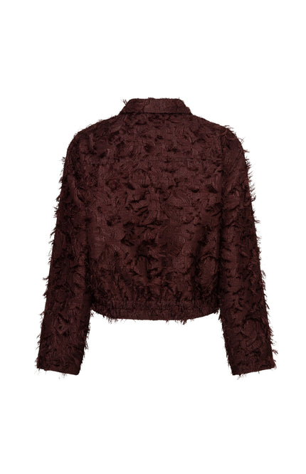 Bomber Fringes Burgundy SRB5064