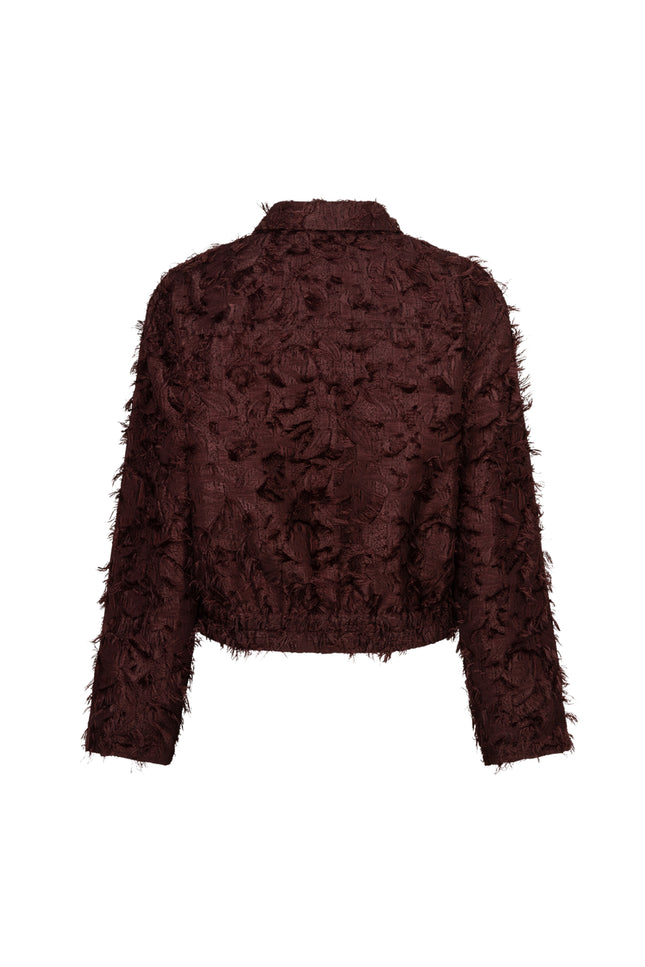 Bomber Fringes Burgundy SRB5064