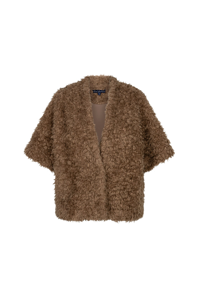 Jacket Freddie Fake Fur Cafe Noir SRB5065
