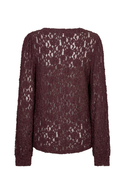 Top Lace Burgundy SRB5068