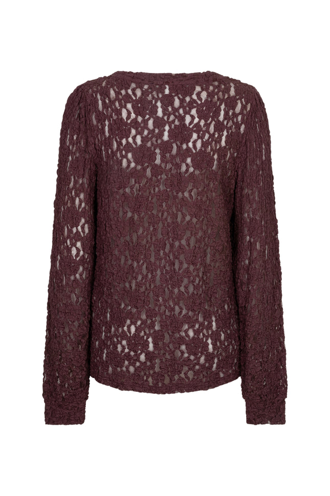 Top Lace Burgundy SRB5068