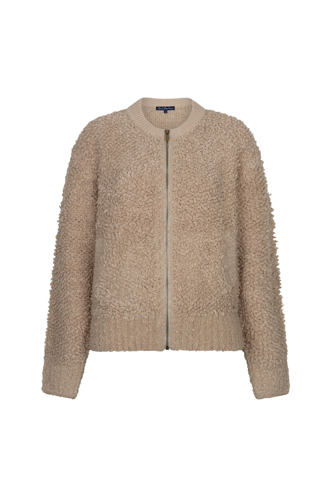Bomber Knit Boucle Latte SRB5073