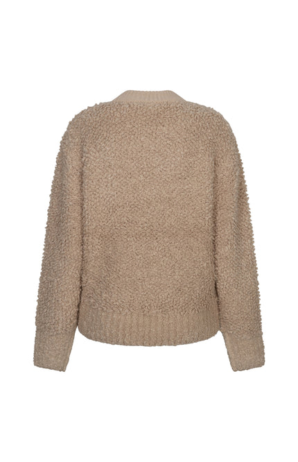 Bomber Knit Boucle Latte SRB5073