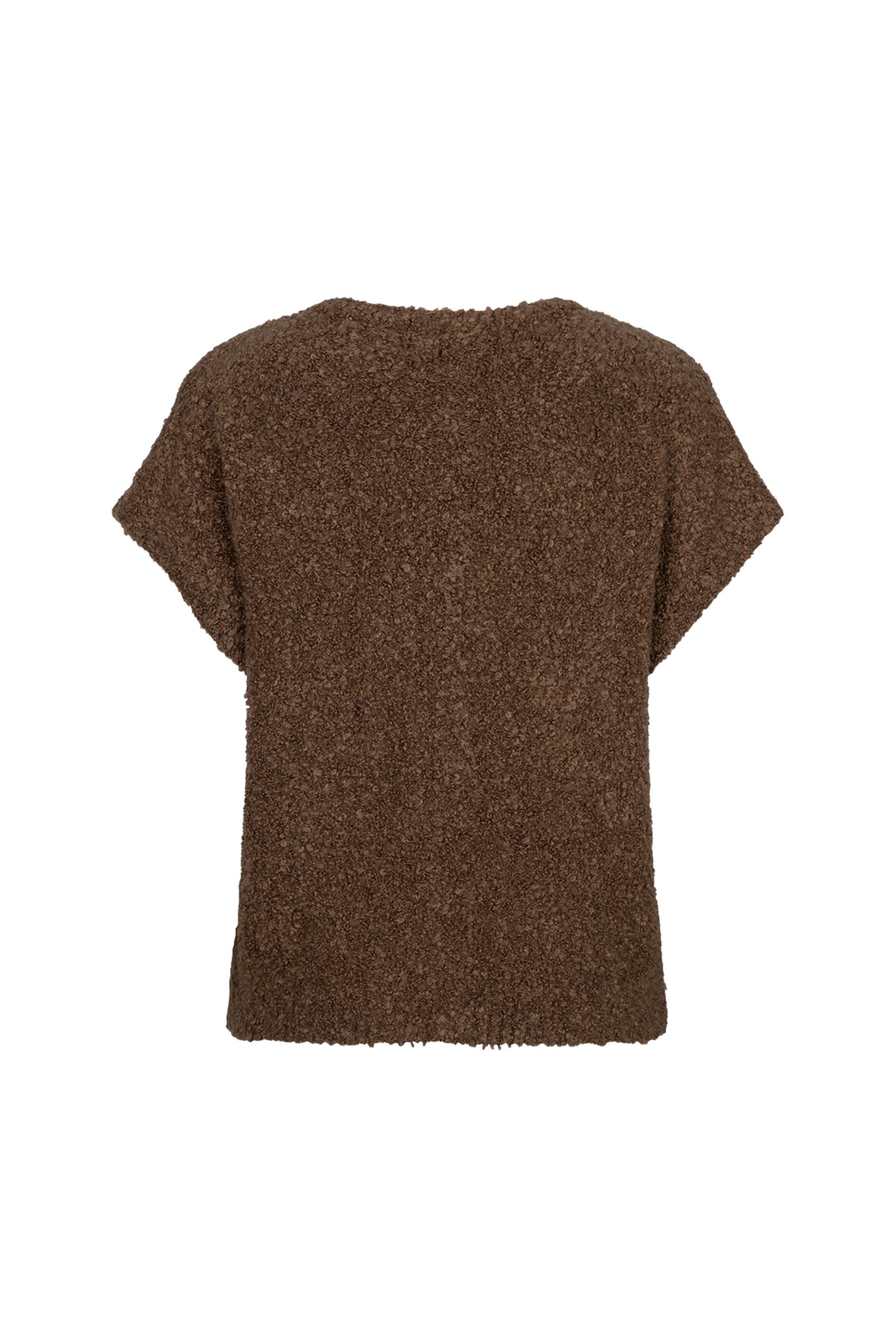 Zwart mouwloos gebreid boucle top van Red Button, modieus en comfortabel voor dagelijks gebruik.