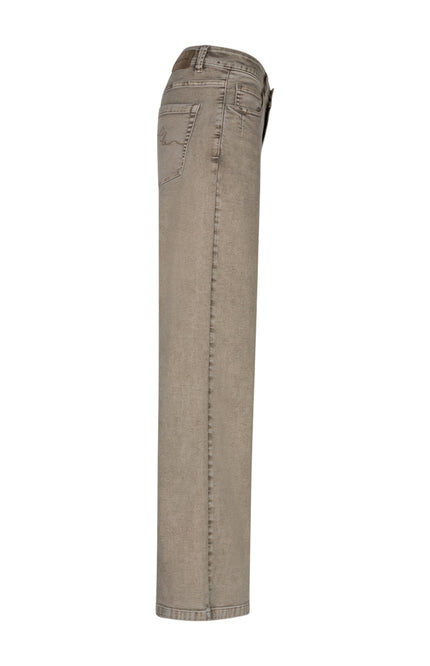 Broek Colette & Belt Washed Twill Color Truffle SRB5080 L33