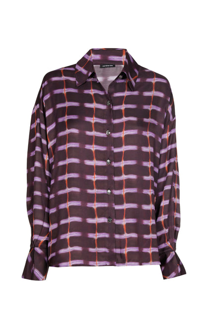 Blouse Strik Print Multi Color 4659-59
