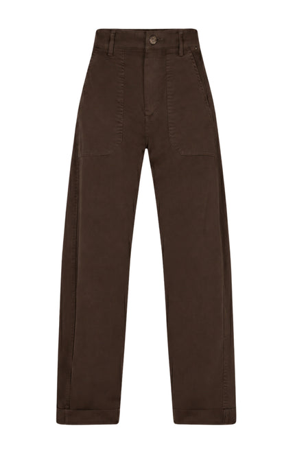 Broek Margot Fine Twill Espresso SRB5045 L30