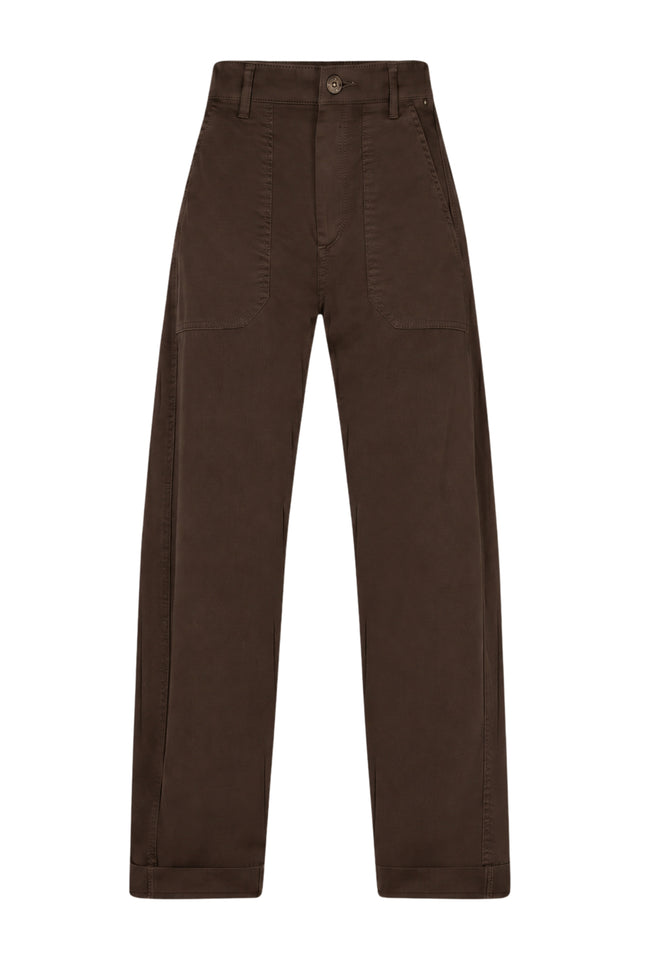 Broek Margot Fine Twill Espresso SRB5045 L30