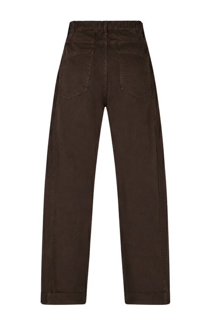 Broek Margot Fine Twill Espresso SRB5045 L30