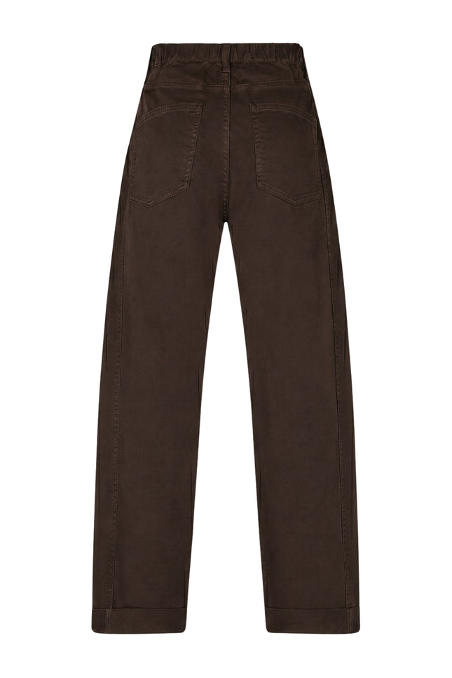 Broek Margot Fine Twill Espresso SRB5045 L30