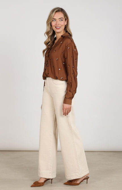 Jeans Abby Offwhite NKF09095